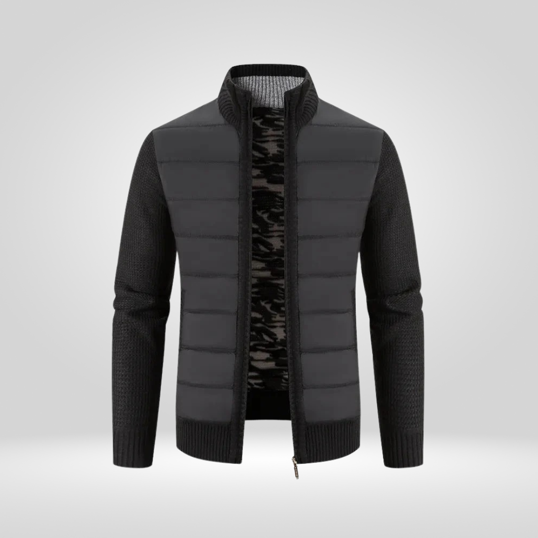 Heren Gebreid Vest – Zachte Cardigan met Klassiek Design