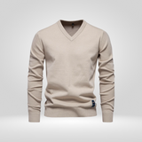 V-Hals Trui – Zachte Gebreide Pullover met Tijdloze Stijl