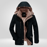 Heren Winterjas – Warme Jas met Capuchon en Diepe Zakken