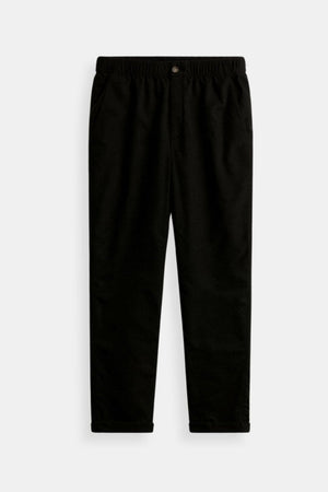 Killian | Beige herenbroek met elastische tailleband en knoopsluiting