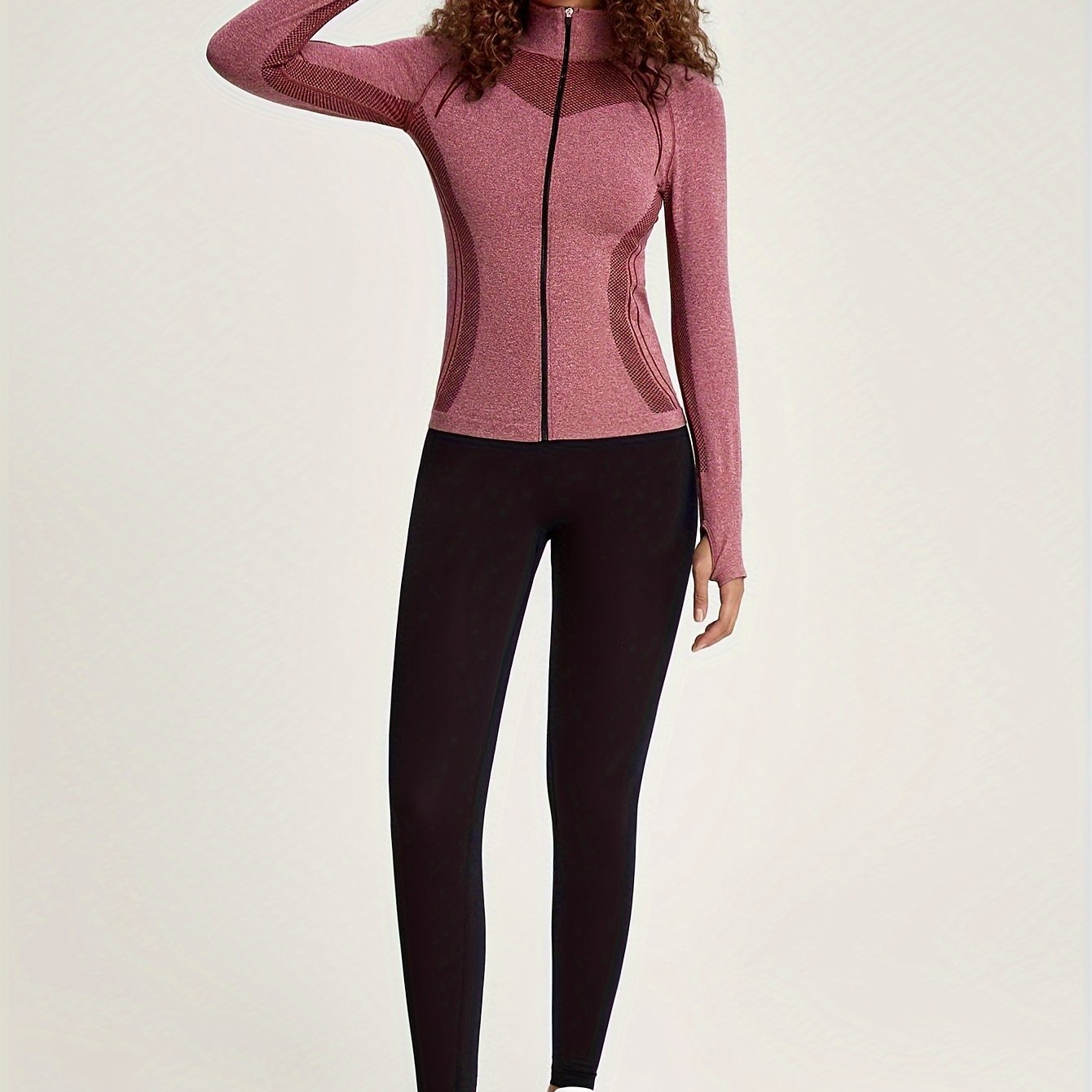 Elisa | Naadloze Sportjacke met Rits