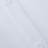 Ilaria | Witte Oversized Blouse met Benadrukte Taille en Klassieke Kraag
