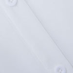 Ilaria | Witte Oversized Blouse met Benadrukte Taille en Klassieke Kraag
