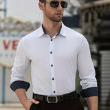 Alexander | Elegante Businessoverhemd met Contrastdetails