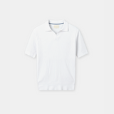 Heren Polo Wit Korte Mouw Minimalistisch Elegant