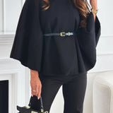 Gemma™ Elegante Cape-Stijl Top voor Dames