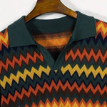 Retro-Trui met Zigzagpatroon