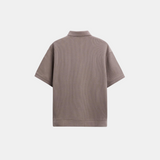 Heren Polo Structuur Korte Mouw Modern Elegant