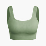 Elaine | Naadloos Sportset met Crop-Top & Yoga Shorts