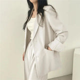Athena | Effen Blazer- en Rechte Pantalon Set voor Dames