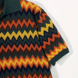 Retro-Trui met Zigzagpatroon