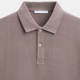 Heren Polo Structuur Korte Mouw Modern Elegant