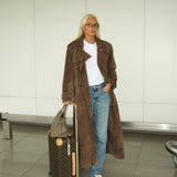 Giulia |  Suede trench coat