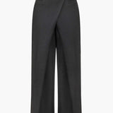 Elena | Elegante Hoge Taille Broek met Wikkeldetail
