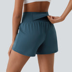Johanna | Multifunctionele 2-in-1 Yoga Shorts met Zakken