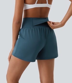 Johanna | Multifunctionele 2-in-1 Yoga Shorts met Zakken