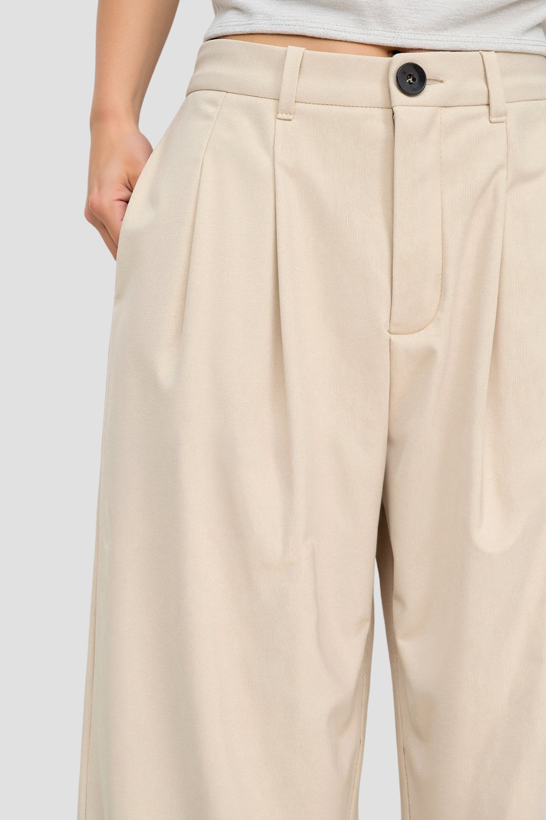 Elegante Damesbroek met Plissé