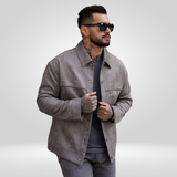 Metro Modern utility-jack in suède-look
