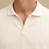 Heren Poloshirt in Beige – Elegant & Tijdloos