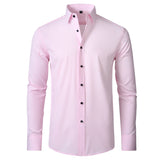 Benjamin | Classic Slim Fit Stretchable Lange Mouwen Business Shirt