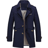 Michiel™ Heren Sherpa Gevoerde Trenchcoat Winterjas