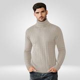 Heren Ribgebreide Coltrui – Klassieke Pullover met Tijdloze Elegant