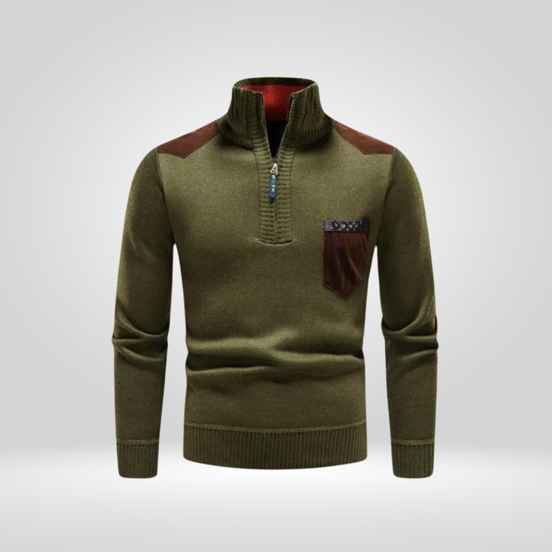 Heren Gebreide Trui – Zachte Winter Pullover met Comfortabele Pasvorm