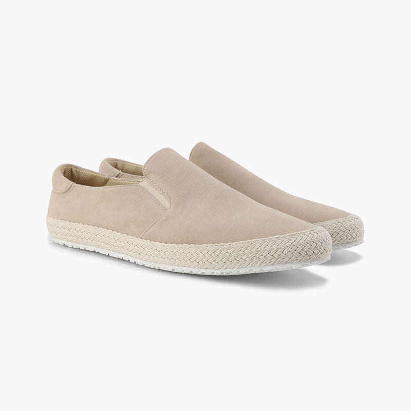 Jacob | Stijlvolle Espadrille Heren-Slip-On van Suède met Jutezool