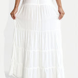 Luchtige Maxirok met Spaghetti Bandjes