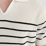 Gestreept herenpoloshirt met korte mouwen – Tijdloos &amp; Veelzijdig
