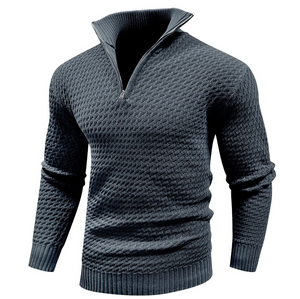 Half™ Zip Gebreide Trui | Wolmix | Modern en Comfortabel