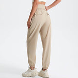 Sportieve dames joggingbroek hoge taille – comfortabel met zakken