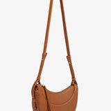 Amily | Verstelbare Schouderriem Gebogen Crossbody-Tas met Kwastje