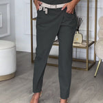 High™ Waist Tapered Broek | Polyester & Elasthaan | Elegant en Veelzijdig