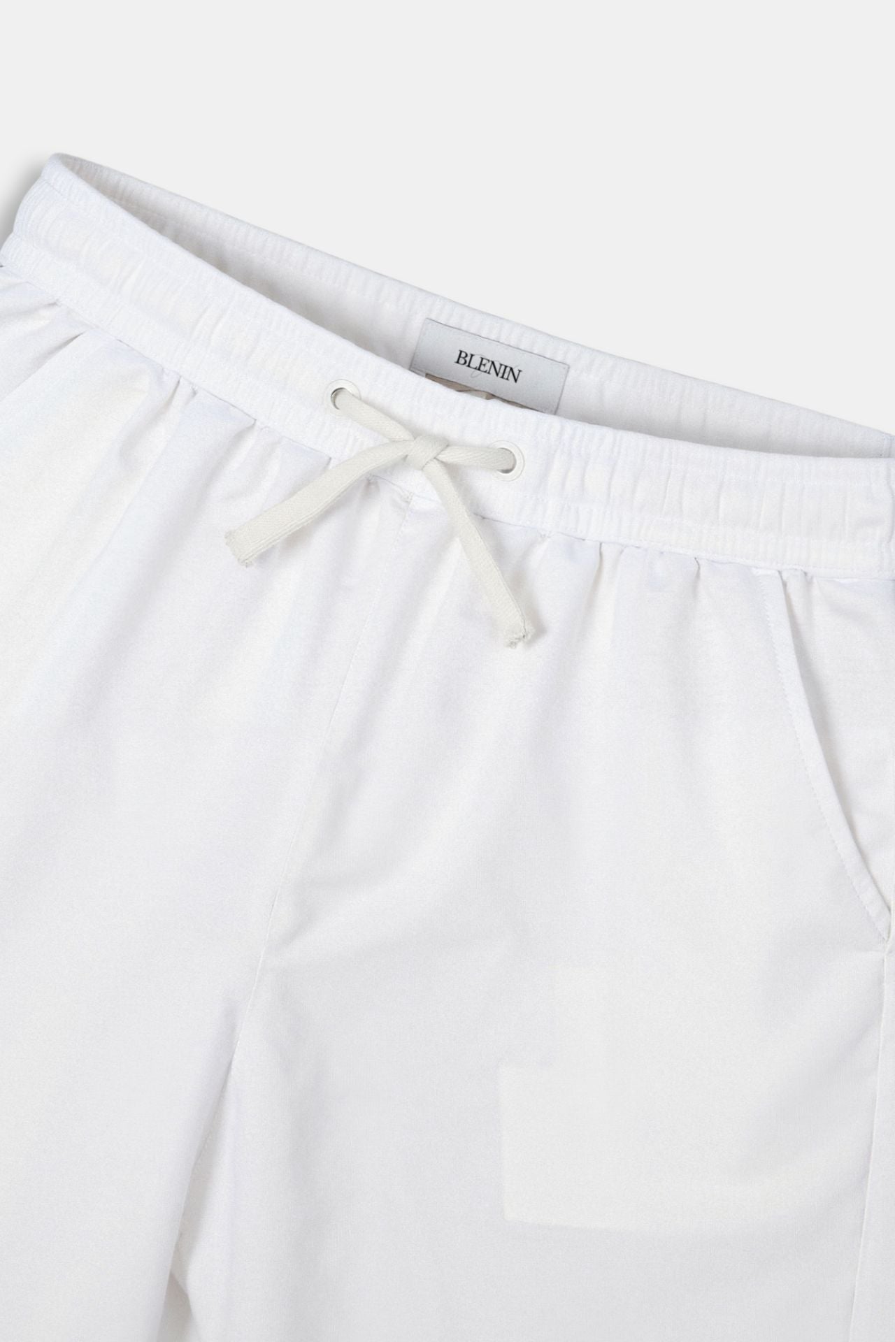 Leonardo | Heren-Loungebundhose in Wit met Kordelzug