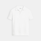 Elegante heren polo in het wit – Minimalistisch en tijdloos
