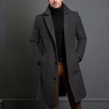 Lange Manteljas - Heren - Luxe Merinowol - Winter Stijlvol en Warm