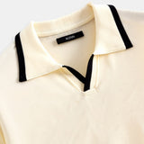 Heren Poloshirt met Contrastdetails – Elegant & Modern