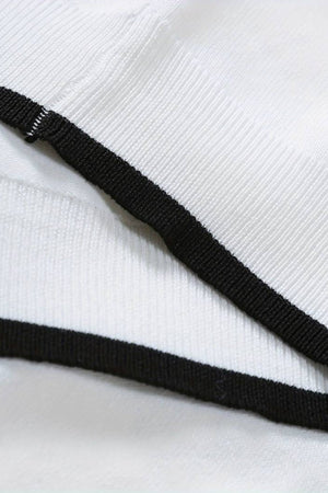 Klassiek Poloshirt met Rits en Contrastdetails
