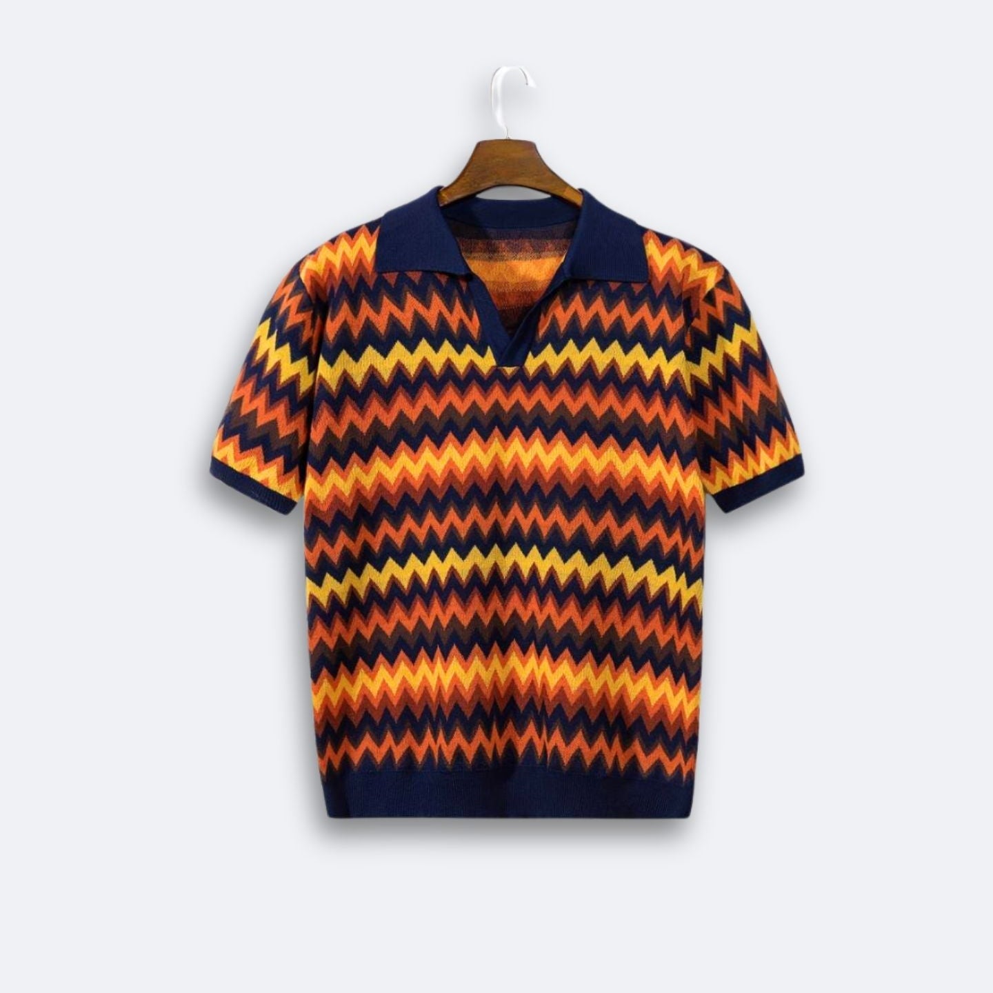 Retro-Trui met Zigzagpatroon