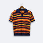 Retro-Trui met Zigzagpatroon