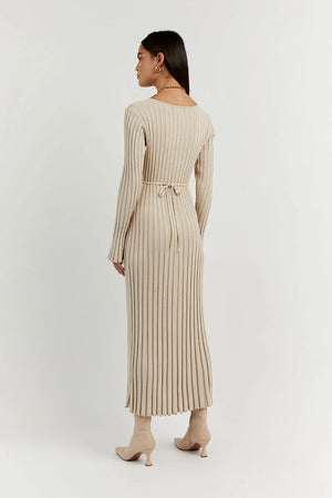 Luna™ V-Neck Midi Dress