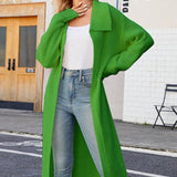 Lange™ Effen Cardigan | Acryl | Elegant en Warm