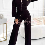 Elise™ Luxe Velours Trainingspak voor Dames