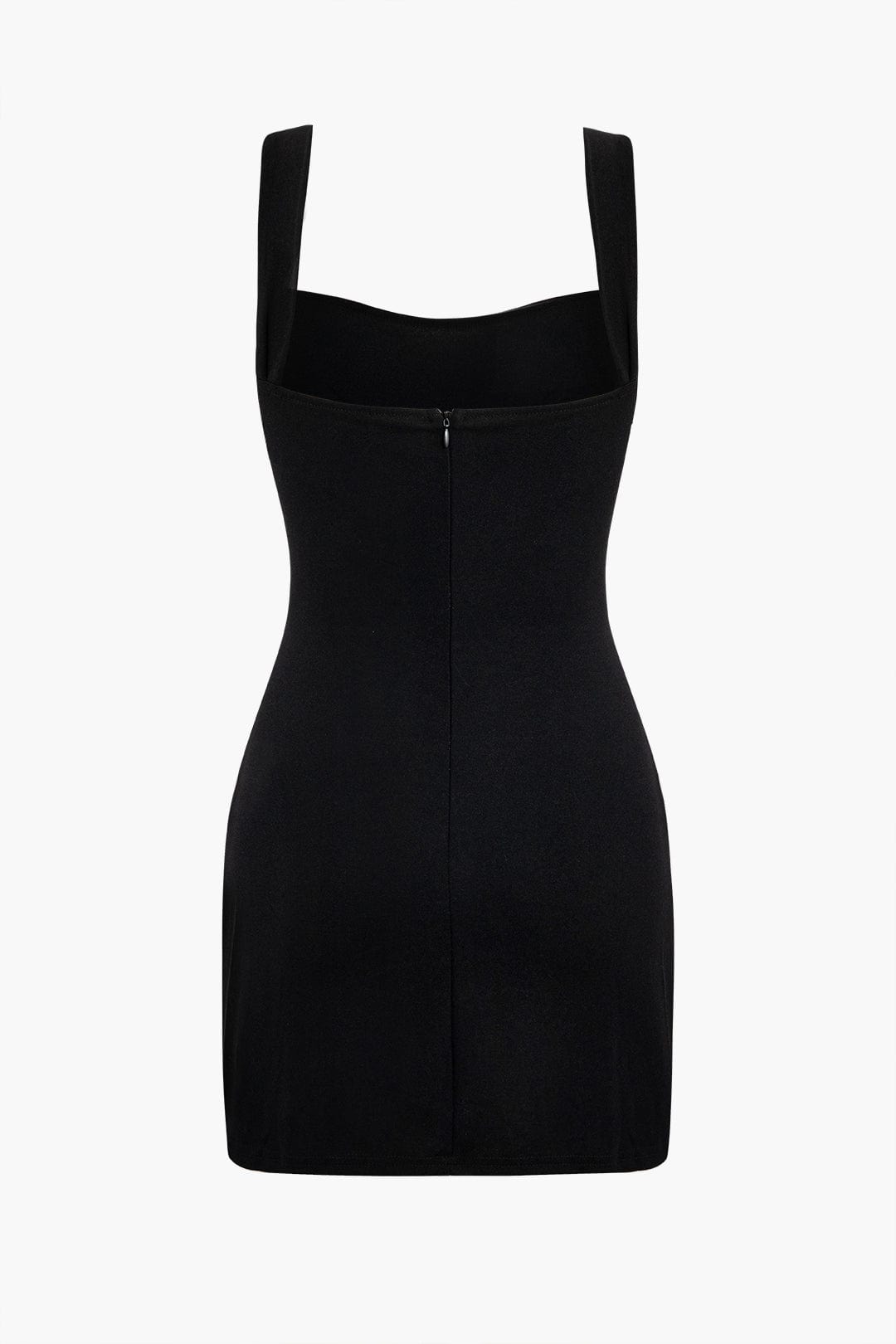 Amara | Elegante Zwarte Minidress met Gouden Ceintuur – Tijdloze Raffinement voor Stijlvolle Optredens