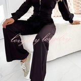 Elise™ Luxe Velours Trainingspak voor Dames