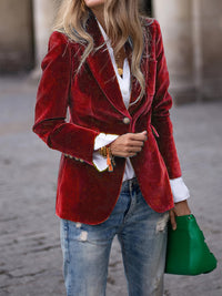 Maelis - Fluwelen Blazer voor Vrouwen