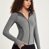 Elisa | Naadloze Sportjacke met Rits