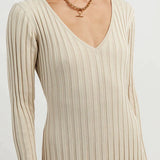 Luna™ V-Neck Midi Dress