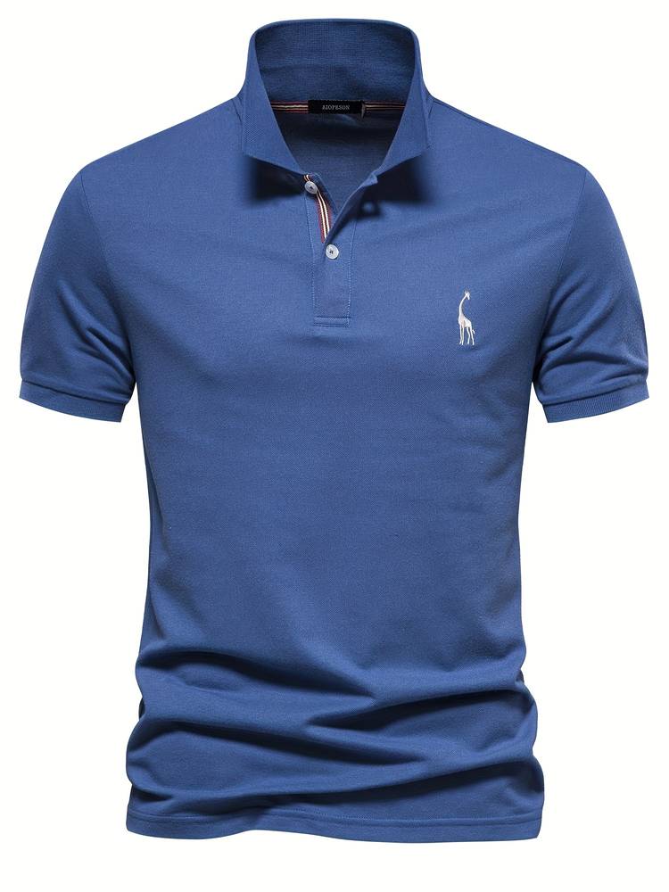 Noah | Slim Fit Klassiek Poloshirt met Sportieve Kraag-Detail